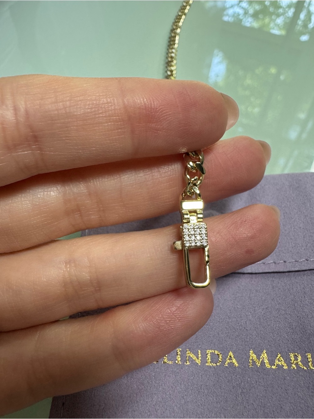 SALE 🎉 Melinda Maria Julian Cuban Chain - Picture 5 of 6